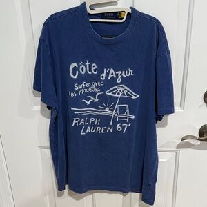 Polo by Ralph Lauren Blue Graphic Tee